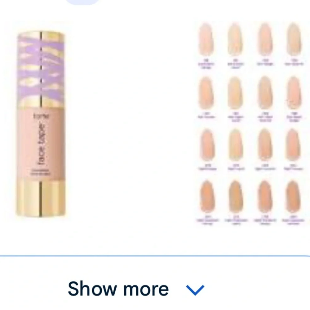 Tarte Face Tape Foundation fond de Teint (35 B medium beige